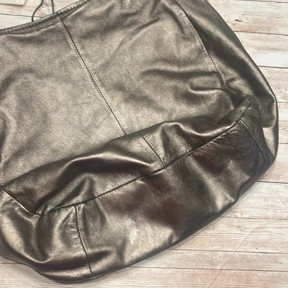 Coach Madison metallic silver leather hobo shoulder bag Tote bag - Picture 5 of 16